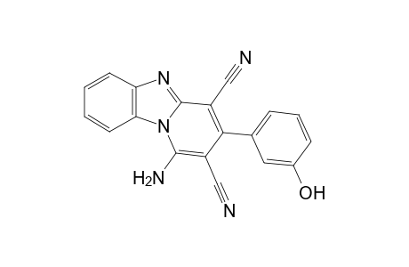 1-Amino-3-(3-hydroxyphenyl)pyrido[1,2-a]benzimidazole-2,4-dicarbonitrile