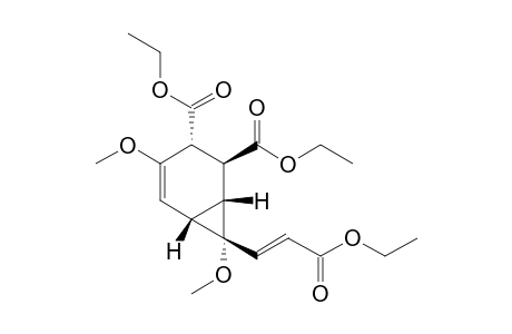 (1R,4R,5S,6R,7R)-7-[(E)-3-ethoxy-3-keto-prop-1-enyl]-3,7-dimethoxy-bicyclo[4.1.0]hept-2-ene-4,5-dicarboxylic acid diethyl ester