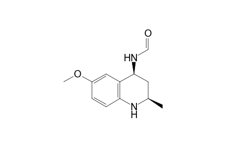 cis-4-Formamido-6-methoxy-2-methyl-1,2,3,4-tetrahydroquinoline