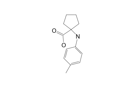 Cyclopentanecarboxylic acid, 1-(4-methylphenylamino)-