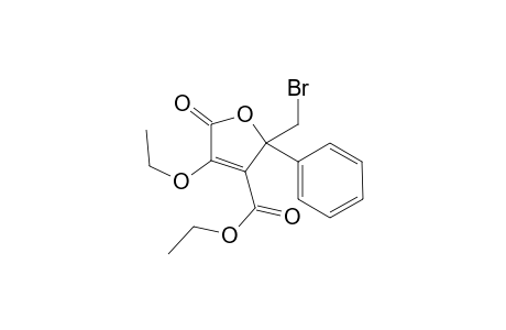 Ethyl 2-(bromomethyl)-4-ethoxy-2,5-dihydro-5-oxo-2-phenylfuran-3-carboxylate