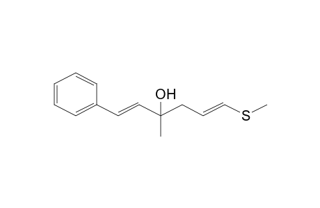 (1E,5E)-3-Methyl-6-(methylsulfanyl)-1-phenyl-1,5-hexadien-3-ol