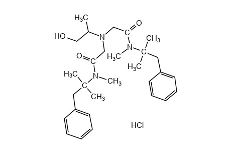 L-2,2'-[(2-hydroxy-1-methylethyl)imino]bis[N-(alpha,alpha-dimethylphenethyl)-N-methylacetamide], monohydrochloride