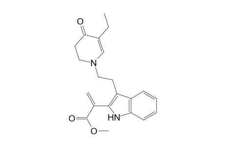 1H-Indole-2-acetic acid, 3-[2-(5-ethyl-3,4-dihydro-4-oxo-1(2H)-pyridinyl)ethyl]-.alpha.-methylene-, methyl ester