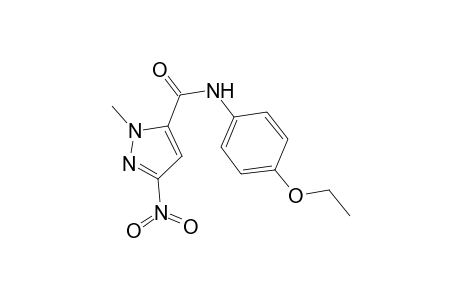 N-(4-ethoxyphenyl)-1-methyl-3-nitro-1H-pyrazole-5-carboxamide
