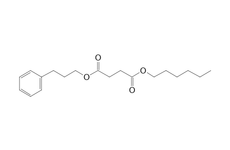 Succinic acid, hexyl 3-phenylpropyl ester