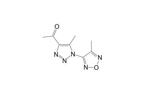 1-[5-methyl-1-(4-methyl-1,2,5-oxadiazol-3-yl)-1,2,3-triazol-4-yl]ethanone