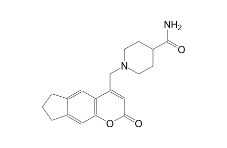 1-[(2-oxo-2,6,7,8-tetrahydrocyclopenta[g]chromen-4-yl)methyl]-4-piperidinecarboxamide