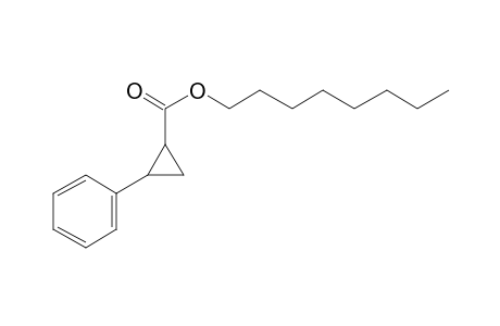 Cyclopropanecarboxylic acid, trans-2-phenyl-, octyl ester