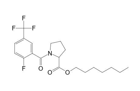 L-Proline, N-(2-fluoro-5-trifluoromethylbenzoyl)-, heptyl ester