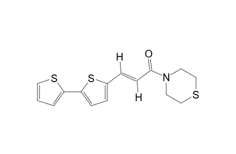 trans-4-{3-[5-(2-thienyl)-2-thienyl]acryloyl}thiomorpholine