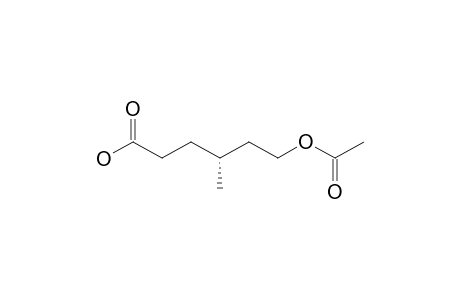 (R)-(+)-6-acetoxy-4-methylhexanoic acid