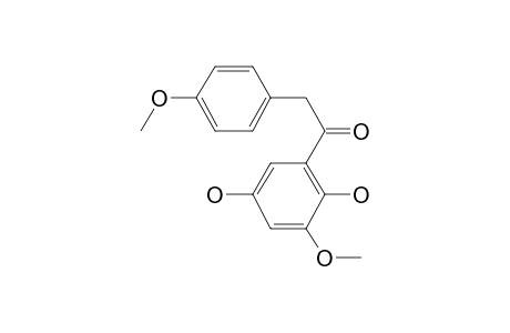 1-(2,5-Dihydroxy-3-methoxyphenyl)-2-(4-methoxyphenyl)ethanone