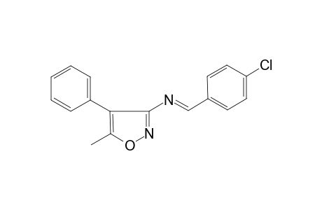 Isoxazole, 3-(4-chlorobenzylidenamino)-5-methyl-4-phenyl-