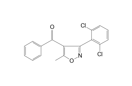 3-(2,6-dichlorophenyl)-5-methyl-4-isoxazolyl phenyl ketone