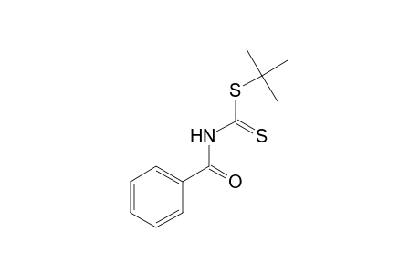 Benzoyl-dithiocarbamic acid, tert-butyl ester