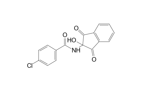 p-chloro-N-(1,3-dioxo-2-hydroxy-2-indanyl)benzamide