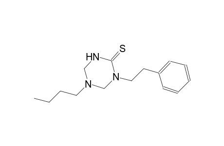 5-butyl-1-(2-phenylethyl)tetrahydro-1,3,5-triazine-2(1H)-thione