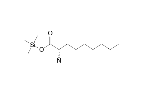 (2S)-2-Aminononanoic acid, tms