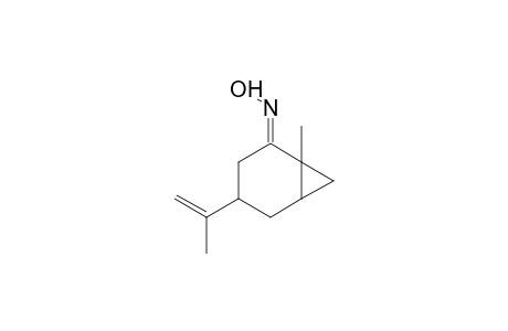 4-Isopropenyl-1-methylbicyclo[4.1.0]heptan-2-one oxime