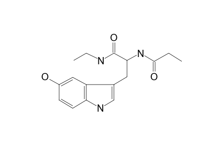 Serotonin, N-propionyl-.alpha.-ethylaminocarbonyl-