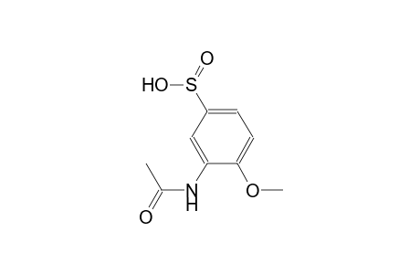 3-(acetylamino)-4-methoxybenzenesulfinic acid