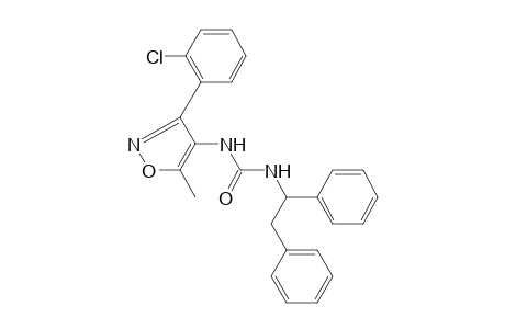 1-[3-(o-chlorophenyl)-5-methyl-4-isoxazolyl]-3-(1,2-diphenylethyl)urea