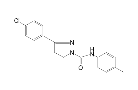 3-(p-chlorophenyl)-2-pyrazoline-1-carboxy-p-toluidide