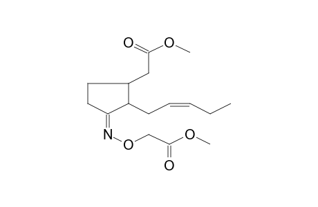 (3-Methoxycarbonylmethyl-2-pent-2-enylcyclopentylideneaminooxy)acetic acid, methyl ester