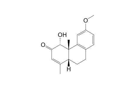 1.alpha.-Hydroxy-12-methoxy-19-nor-5.beta.-podocarpa-3,8,11,13-tetraen-2-one