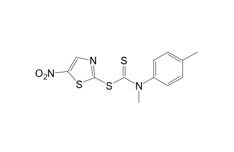 N,p-dimethyldithiocarbanilic acid, 5-nitro-2-thiazolyl ester