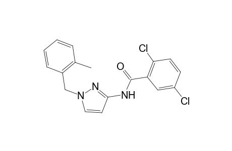 2,5-dichloro-N-[1-(2-methylbenzyl)-1H-pyrazol-3-yl]benzamide