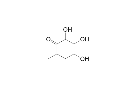 (+/-)-EPIGABOSINE-O;(2RS,3RS,4SR,6SR)-2,3,4-TRIHYDROXY-6-METHYLCYCLOHEXANONE