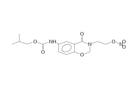N-[4-keto-3-(2-nitrooxyethyl)-2H-1,3-benzoxazin-6-yl]carbamic acid isobutyl ester