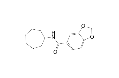 1,3-benzodioxole-5-carboxamide, N-cycloheptyl-