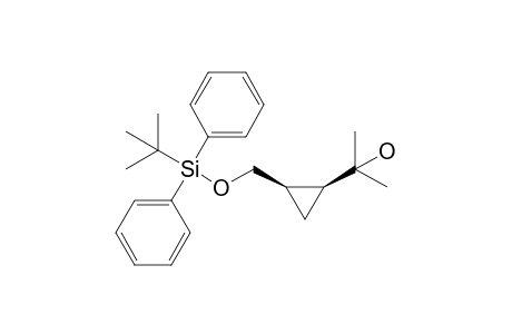 2-[(1S,2R)-2-[[tert-butyl(diphenyl)silyl]oxymethyl]cyclopropyl]propan-2-ol