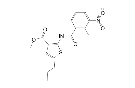 methyl 2-[(2-methyl-3-nitrobenzoyl)amino]-5-propyl-3-thiophenecarboxylate