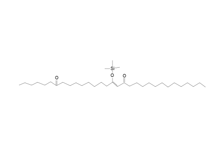 Hentriacontane-7,16,18-trione, tms derivative