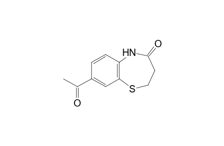 8-acetyl-2,3-dihydro-1,5-benzothiazepin-4(5H)-one