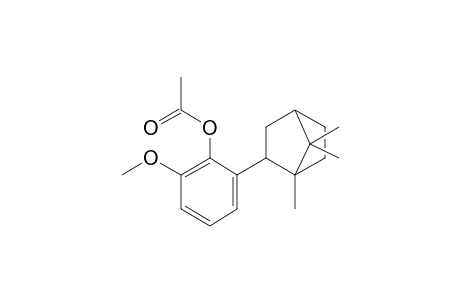 2-Methoxy-6-(1,7,7-trimethylbicyclo[2.2.1]heptan-2-yl)phenol, o-acetyl