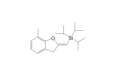 2-((Z)-Triisopropylsilylmethylidene)-7-methyl-2,3-dihydrobenzofuran