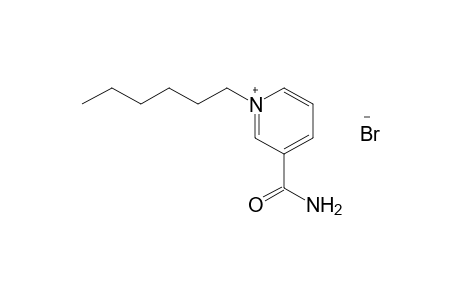 3-carbamoyl-1-hexylpyridinium bromide