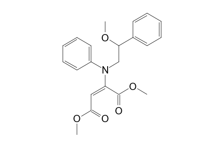 Dimethyl 2-[(2 '-methoxy-2 '-phenylethyl)phenylamino]maleate