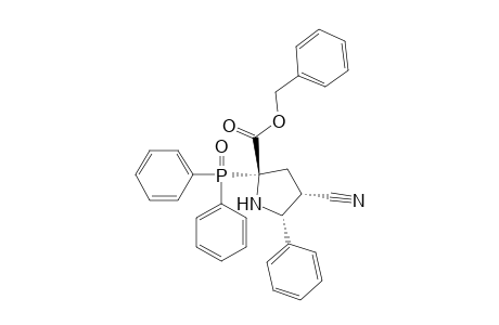 (2-ALPHA,4-BETA,5-BETA)-(+/-)-PHENYLMETHYL-4-CYANO-2-DIPHENYLPHOSPHINOYL)-5-PHENYL-2-PYRROLIDINE-CARBOXYLATE