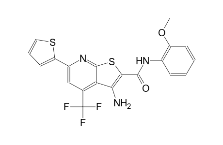 3-amino-N-(2-methoxyphenyl)-6-(2-thienyl)-4-(trifluoromethyl)thieno[2,3-b]pyridine-2-carboxamide