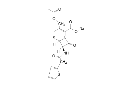 Cephalothin sodium in kbr