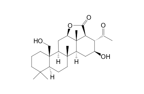 16.beta.,22-Dihydroxy-24-methyl-24-oxo-Scalaran-25,12.beta.-olide