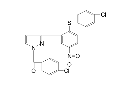1-(p-chlorobenzoyl)-3-{2-[(p-chlorophenyl)thio]-5-nitrophenyl}pyrazole