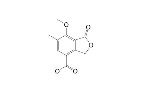 4-CARBOXY-7-METHOXY-6-METHYL-1(3H)-ISOBENZOFURANONE;CONVOLVULANIC-ACID-B