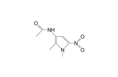 N-(1,2-dimethyl-5-nitropyrrol-3-yl)acetamide